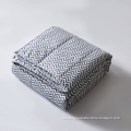 Printed cotton 3 pcs weighted blanket